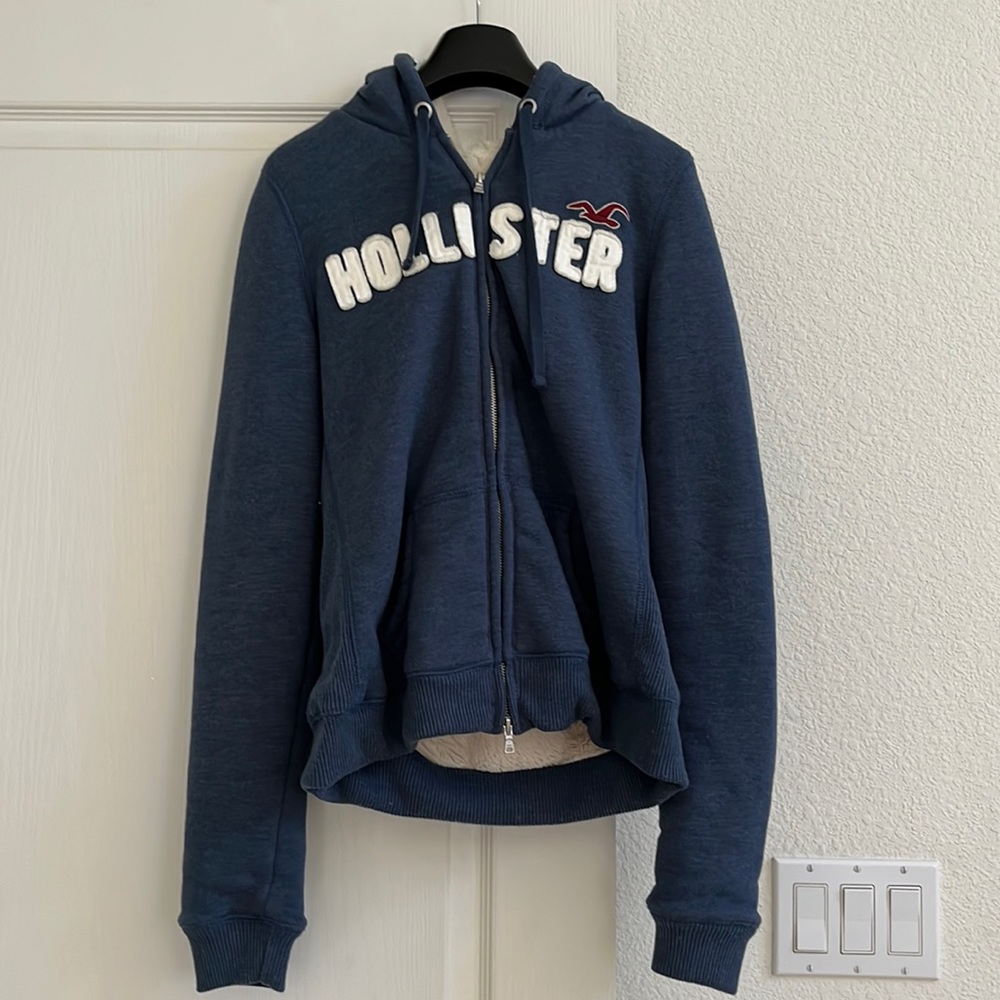 NEW W OUT TAGS Hollister Faux Fur-lined jacket